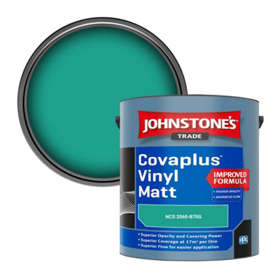 B&Q -  Covaplus Vinyl Matt Walls & Ceilings Emulsion Paint (Ncs 2060-B70G) 2.5L