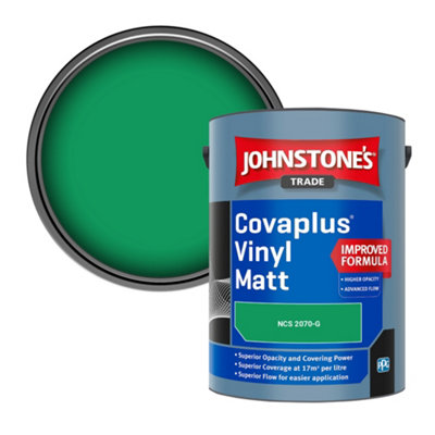 B&Q -  Covaplus Vinyl Matt Walls & Ceilings Emulsion Paint (Ncs 2070-G) 5L