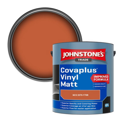 B&Q -  Covaplus Vinyl Matt Walls & Ceilings Emulsion Paint (Ncs 2070-Y70R) 2.5L