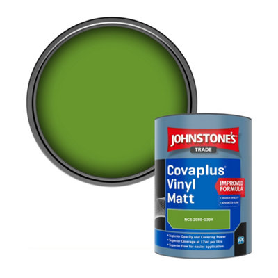 B&Q -  Covaplus Vinyl Matt Walls & Ceilings Emulsion Paint (Ncs 2080-G30Y) 1L