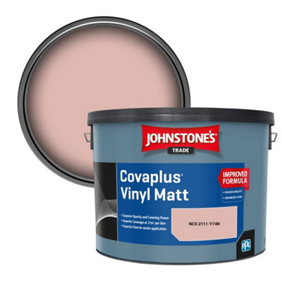 B&Q -  Covaplus Vinyl Matt Walls & Ceilings Emulsion Paint (Ncs 2111-Y74R) 10L