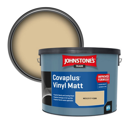 B&Q -  Covaplus Vinyl Matt Walls & Ceilings Emulsion Paint (Ncs 2117-Y20R) 10L