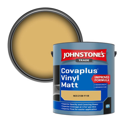 B&Q -  Covaplus Vinyl Matt Walls & Ceilings Emulsion Paint (Ncs 2138-Y11R) 2.5L
