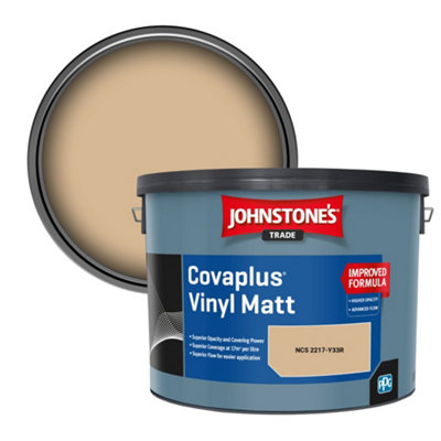 B&Q -  Covaplus Vinyl Matt Walls & Ceilings Emulsion Paint (Ncs 2217-Y33R) 10L