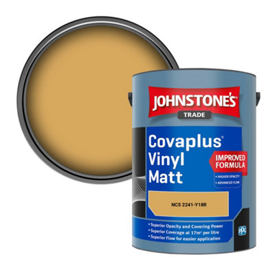 B&Q -  Covaplus Vinyl Matt Walls & Ceilings Emulsion Paint (Ncs 2241-Y18R) 5L