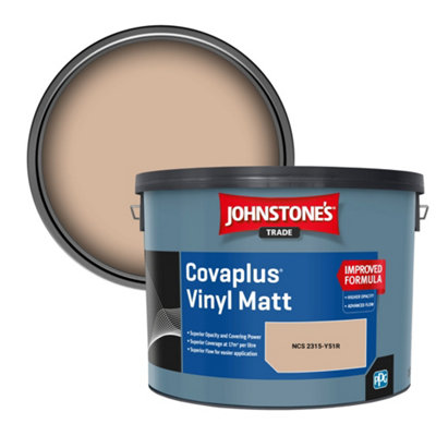 B&Q -  Covaplus Vinyl Matt Walls & Ceilings Emulsion Paint (Ncs 2315-Y51R) 10L
