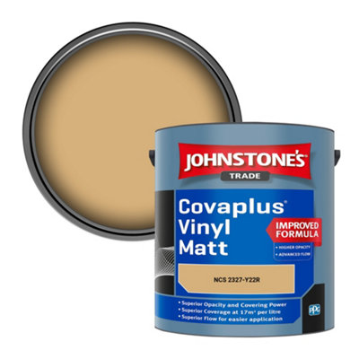 B&Q -  Covaplus Vinyl Matt Walls & Ceilings Emulsion Paint (Ncs 2327-Y22R) 2.5L