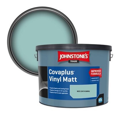 B&Q -  Covaplus Vinyl Matt Walls & Ceilings Emulsion Paint (Ncs 2419-B49G) 10L