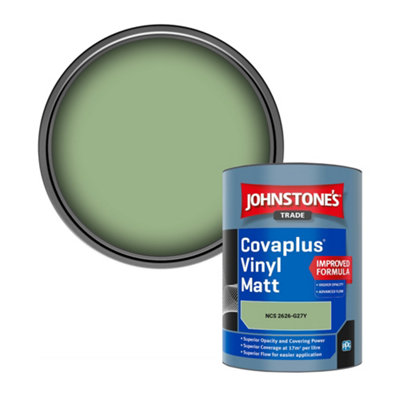 B&Q -  Covaplus Vinyl Matt Walls & Ceilings Emulsion Paint (Ncs 2626-G27Y) 1L