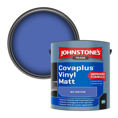B&Q -  Covaplus Vinyl Matt Walls & Ceilings Emulsion Paint (Ncs 2955-R73B) 2.5L