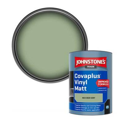 B&Q -  Covaplus Vinyl Matt Walls & Ceilings Emulsion Paint (Ncs 3020-G30Y) 1L
