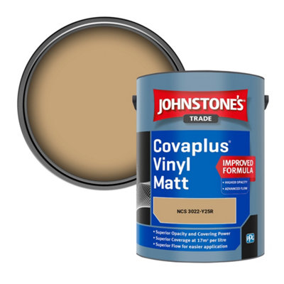 B&Q -  Covaplus Vinyl Matt Walls & Ceilings Emulsion Paint (Ncs 3022-Y25R) 5L