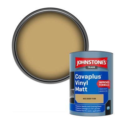 B&Q -  Covaplus Vinyl Matt Walls & Ceilings Emulsion Paint (Ncs 3030-Y10R) 1L