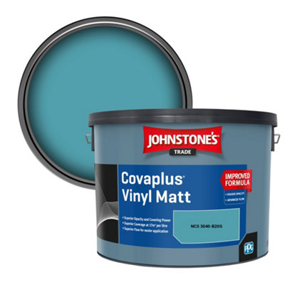 B&Q -  Covaplus Vinyl Matt Walls & Ceilings Emulsion Paint (Ncs 3040-B20G) 10L