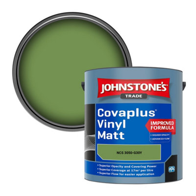 B&Q -  Covaplus Vinyl Matt Walls & Ceilings Emulsion Paint (Ncs 3050-G30Y) 2.5L