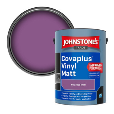 B&Q -  Covaplus Vinyl Matt Walls & Ceilings Emulsion Paint (Ncs 3050-R40B) 5L