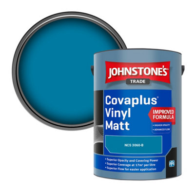 B&Q -  Covaplus Vinyl Matt Walls & Ceilings Emulsion Paint (Ncs 3060-B) 5L