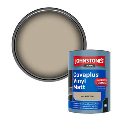 B&Q -  Covaplus Vinyl Matt Walls & Ceilings Emulsion Paint (Ncs 3108-Y45R) 1L
