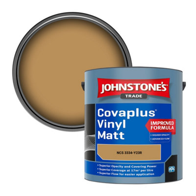 B&Q -  Covaplus Vinyl Matt Walls & Ceilings Emulsion Paint (Ncs 3334-Y23R) 2.5L