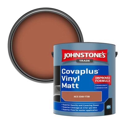 B&Q -  Covaplus Vinyl Matt Walls & Ceilings Emulsion Paint (Ncs 3348-Y70R) 2.5L