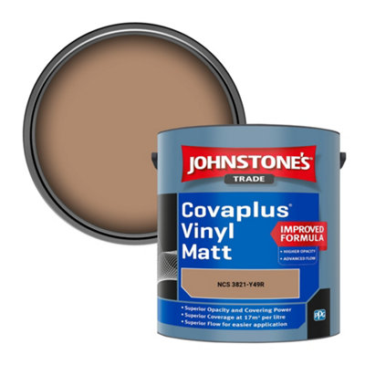 B&Q -  Covaplus Vinyl Matt Walls & Ceilings Emulsion Paint (Ncs 3821-Y49R) 2.5L