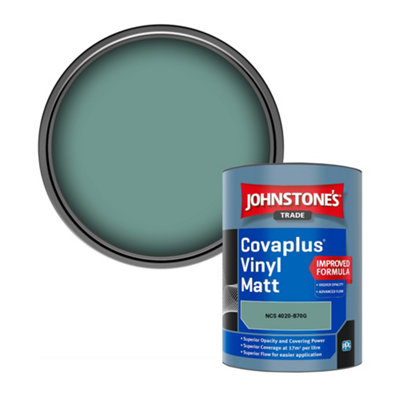 B&Q -  Covaplus Vinyl Matt Walls & Ceilings Emulsion Paint (Ncs 4020-B70G) 1L
