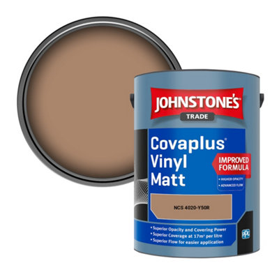 B&Q -  Covaplus Vinyl Matt Walls & Ceilings Emulsion Paint (Ncs 4020-Y50R) 5L