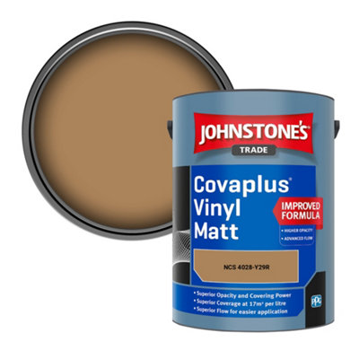 B&Q -  Covaplus Vinyl Matt Walls & Ceilings Emulsion Paint (Ncs 4028-Y29R) 5L