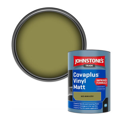 B&Q -  Covaplus Vinyl Matt Walls & Ceilings Emulsion Paint (Ncs 4040-G70Y) 1L