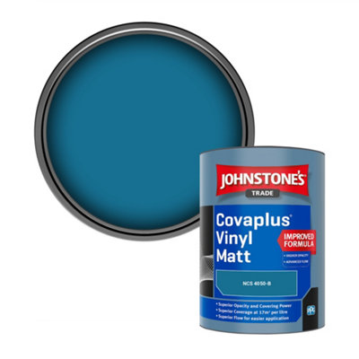 B&Q -  Covaplus Vinyl Matt Walls & Ceilings Emulsion Paint (Ncs 4050-B) 1L