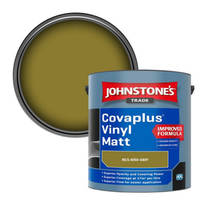 B&Q -  Covaplus Vinyl Matt Walls & Ceilings Emulsion Paint (Ncs 4050-G80Y) 2.5L