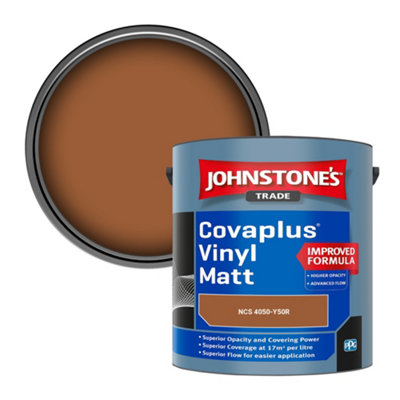 B&Q -  Covaplus Vinyl Matt Walls & Ceilings Emulsion Paint (Ncs 4050-Y50R) 2.5L