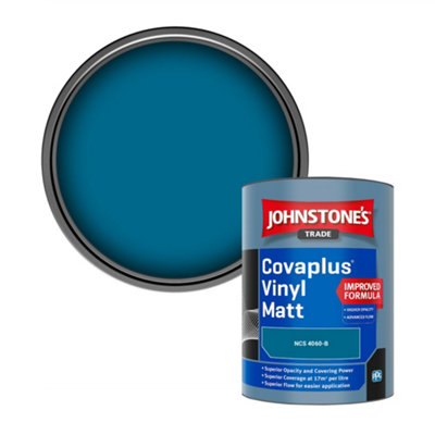 B&Q -  Covaplus Vinyl Matt Walls & Ceilings Emulsion Paint (Ncs 4060-B) 1L
