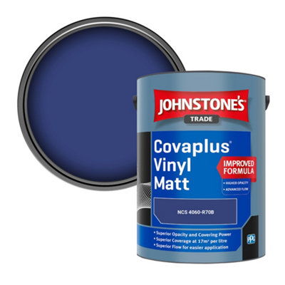 B&Q -  Covaplus Vinyl Matt Walls & Ceilings Emulsion Paint (Ncs 4060-R70B) 5L