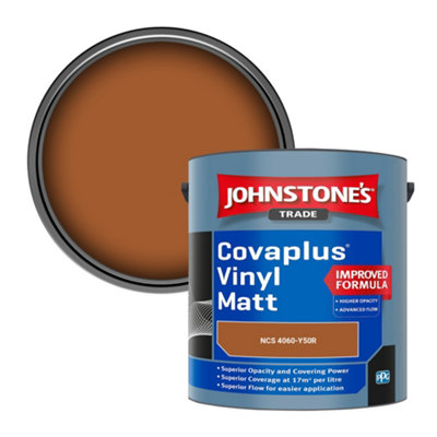 B&Q -  Covaplus Vinyl Matt Walls & Ceilings Emulsion Paint (Ncs 4060-Y50R) 2.5L