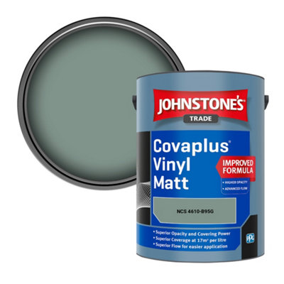 B&Q -  Covaplus Vinyl Matt Walls & Ceilings Emulsion Paint (Ncs 4610-B95G) 5L