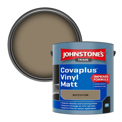 B&Q -  Covaplus Vinyl Matt Walls & Ceilings Emulsion Paint (Ncs 5110-Y26R) 2.5L