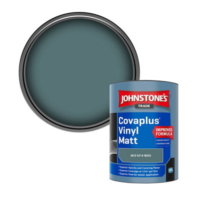 B&Q -  Covaplus Vinyl Matt Walls & Ceilings Emulsion Paint (Ncs 5314-B20G) 1L