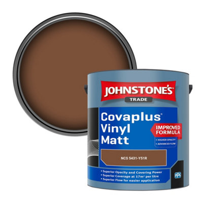 B&Q -  Covaplus Vinyl Matt Walls & Ceilings Emulsion Paint (Ncs 5431-Y51R) 2.5L