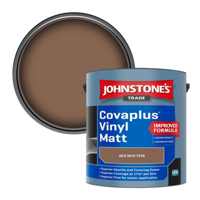 B&Q -  Covaplus Vinyl Matt Walls & Ceilings Emulsion Paint (Ncs 5619-Y51R) 2.5L