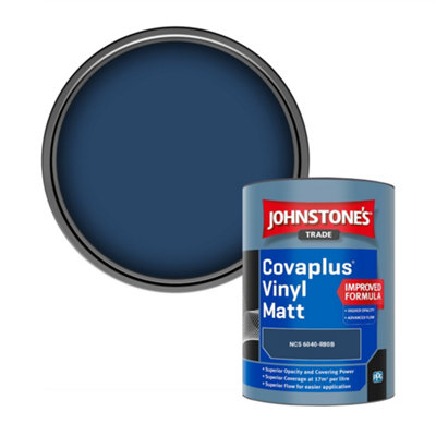 B&Q -  Covaplus Vinyl Matt Walls & Ceilings Emulsion Paint (Ncs 6040-R80B) 1L
