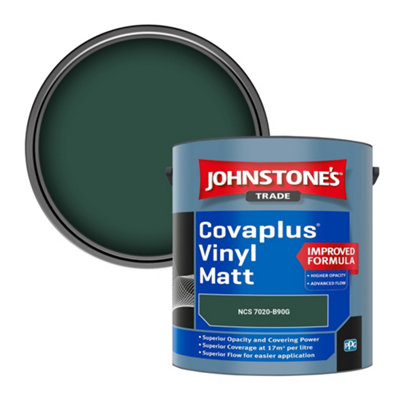 B&Q -  Covaplus Vinyl Matt Walls & Ceilings Emulsion Paint (Ncs 7020-B90G) 2.5L