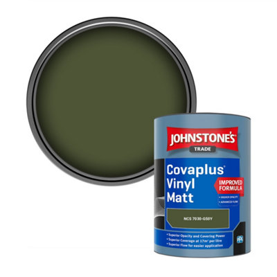 B&Q -  Covaplus Vinyl Matt Walls & Ceilings Emulsion Paint (Ncs 7030-G50Y) 1L