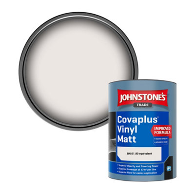 B&Q -  Covaplus Vinyl Matt Walls & Ceilings Emulsion Paint (Bn.01.80 Equivalent) 1L
