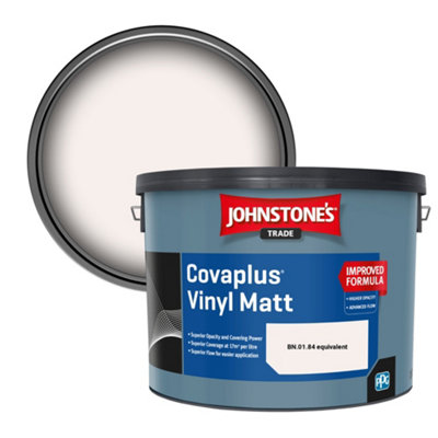B&Q -  Covaplus Vinyl Matt Walls & Ceilings Emulsion Paint (Bn.01.84 Equivalent) 10L