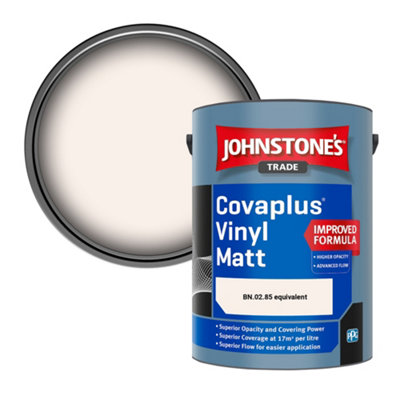 B&Q -  Covaplus Vinyl Matt Walls & Ceilings Emulsion Paint (Bn.02.85 Equivalent) 5L