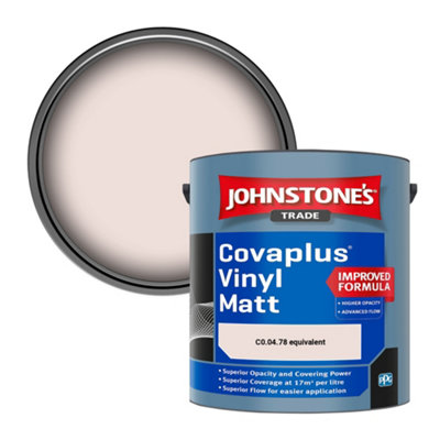 B&Q -  Covaplus Vinyl Matt Walls & Ceilings Emulsion Paint (C0.04.78 Equivalent) 2.5L