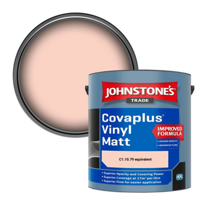 B&Q -  Covaplus Vinyl Matt Walls & Ceilings Emulsion Paint (C1.10.79 Equivalent) 2.5L