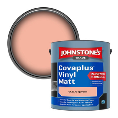 B&Q -  Covaplus Vinyl Matt Walls & Ceilings Emulsion Paint (C4.20.70 Equivalent) 2.5L