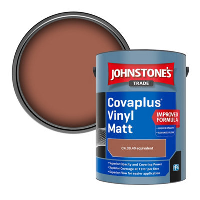 B&Q -  Covaplus Vinyl Matt Walls & Ceilings Emulsion Paint (C4.30.40 Equivalent) 5L
